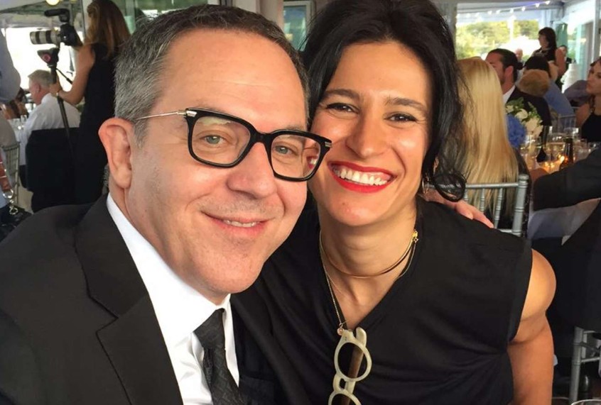 Elena Moussa with Greg Gutfeld